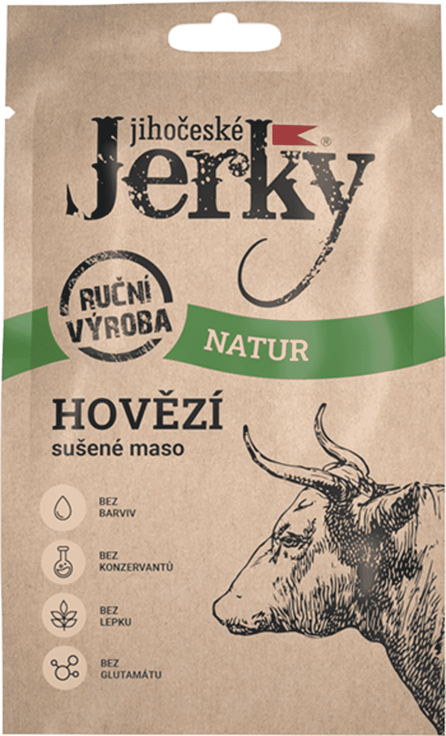 Jihočeské Jerky Hovězí natur 20 g