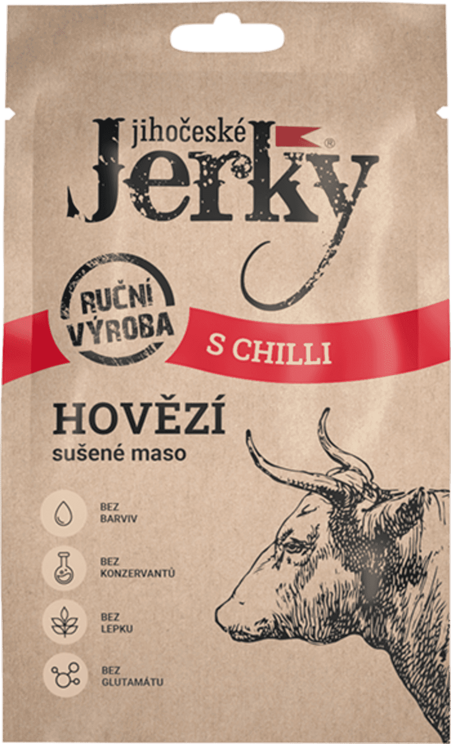 Jihočeské Jerky Hovězí s chilli 20 g