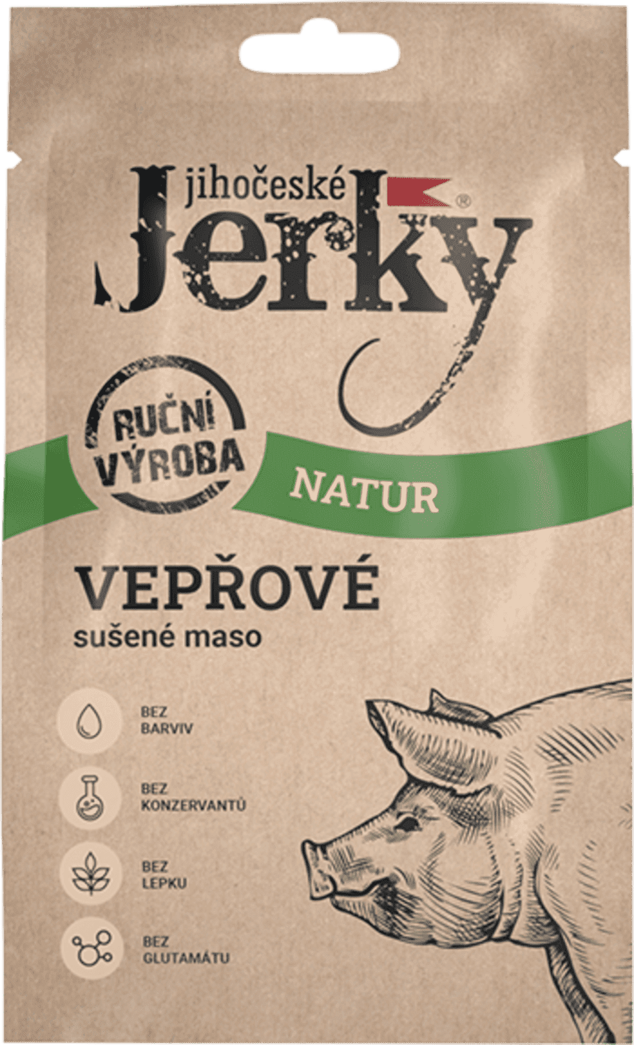 Jihočeské Jerky Vepřové natur 20 g