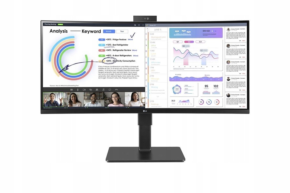 Lg 34BQ77QC-B počítačový monitor 86,4 cm (34