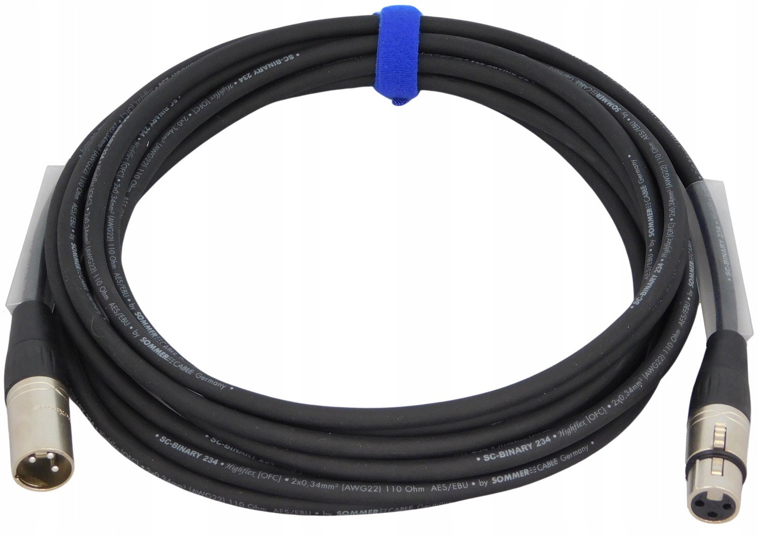 Sommer Binary 234 Kabel Cyfrový DMX Xlr Xlr Roxtone Střední 100m