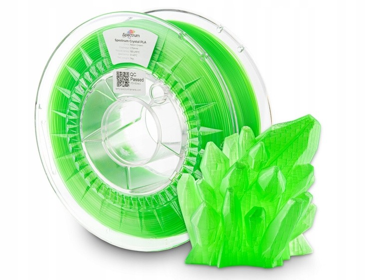Novinka Filament Spectrum Pla Crystal 1.75mm Neon Green 1kg