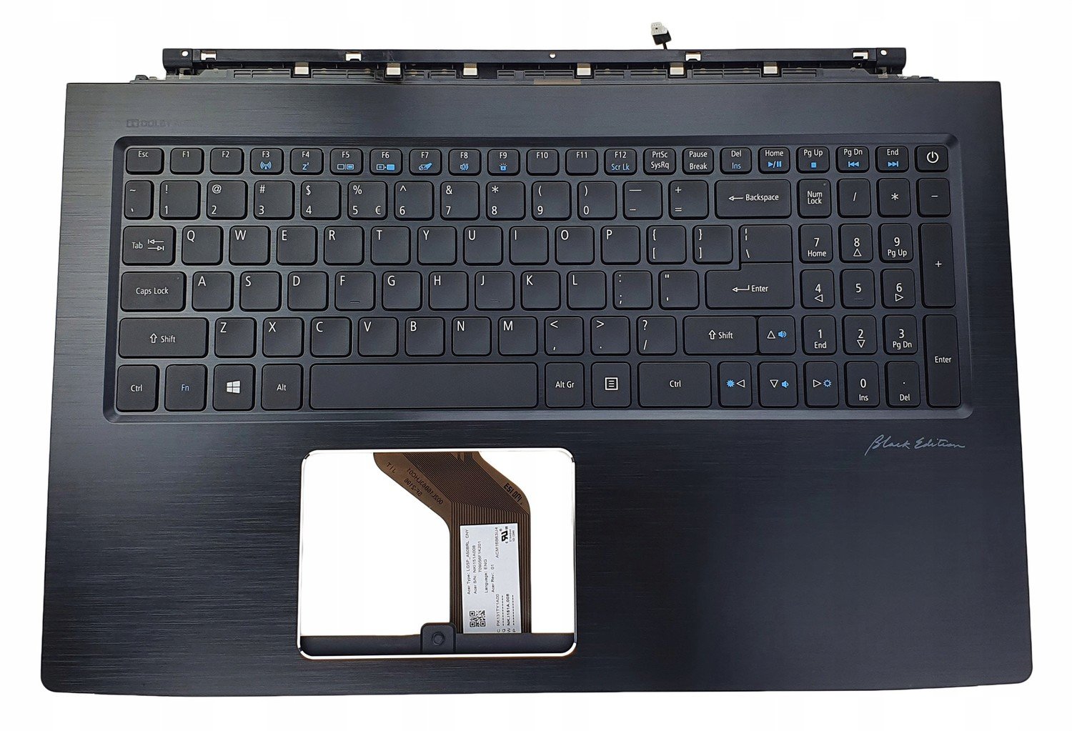 Nové Pouzdro Klávesnice Acer Nitro V15 VN7-593G Black Edition pl