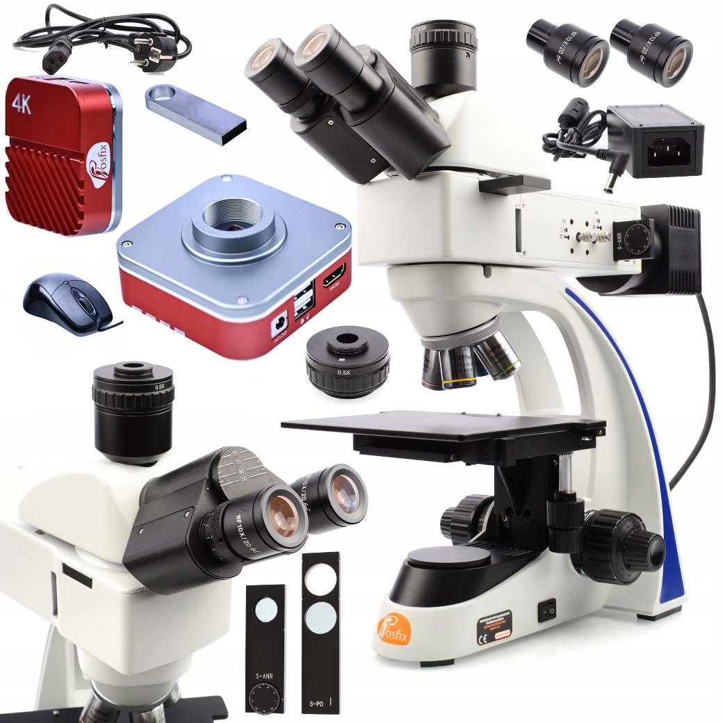 Profesionální Hutní Mikroskop Trinokulární Kamera Sony <span Class=