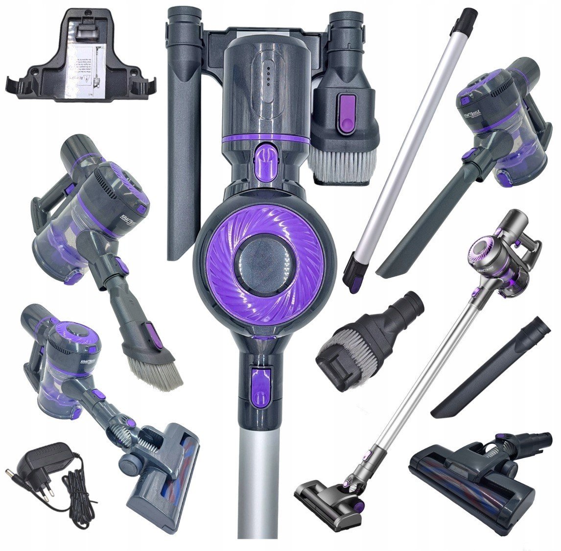 Tyčový Vysavač Bezdrátový Bezsáčkový Akumulátorový S Věšákem 22,2V