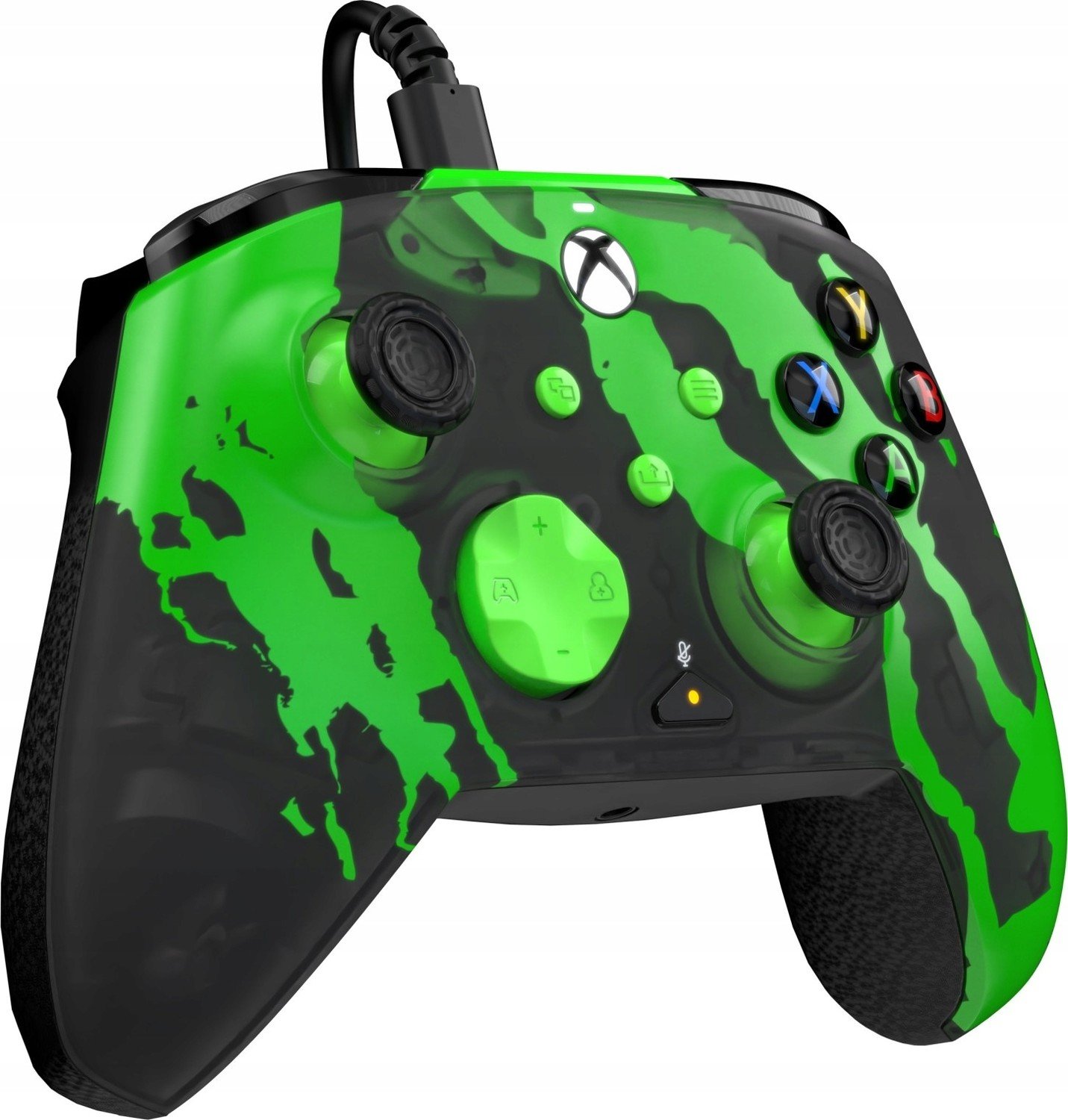 Pdp drátový ovladač Rematch Jolt Green Glow in the Dark Xbox Series XOne