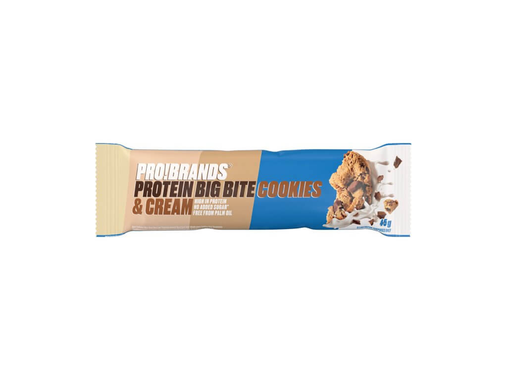 Proteinová tyčinka - PROBRANDS big bite - sušenky a smetana 45g