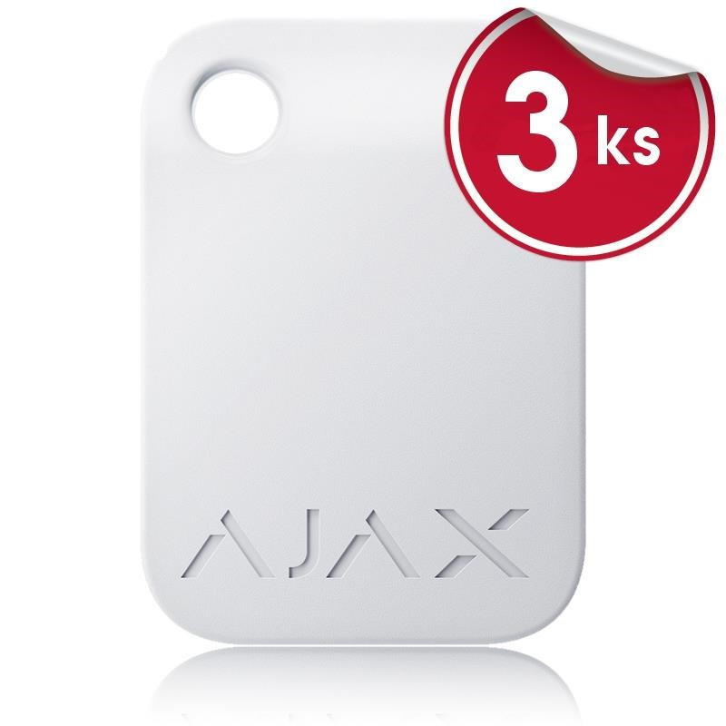 Ajax Tag white 3ks (23526)