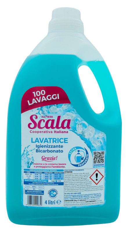 SCALA LAVATRICE BICARBONATO 4 l prací gel - SCALA