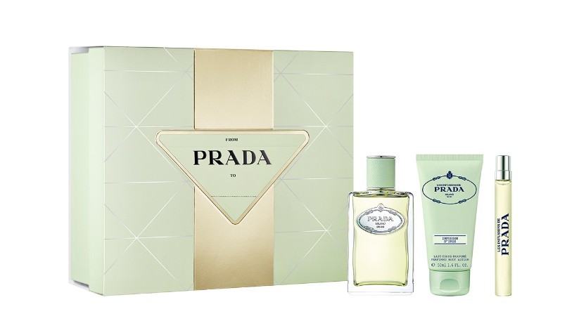 Prada Infusion Iris - EDP 100 ml + tělové mléko 50 ml + EDP 10 ml