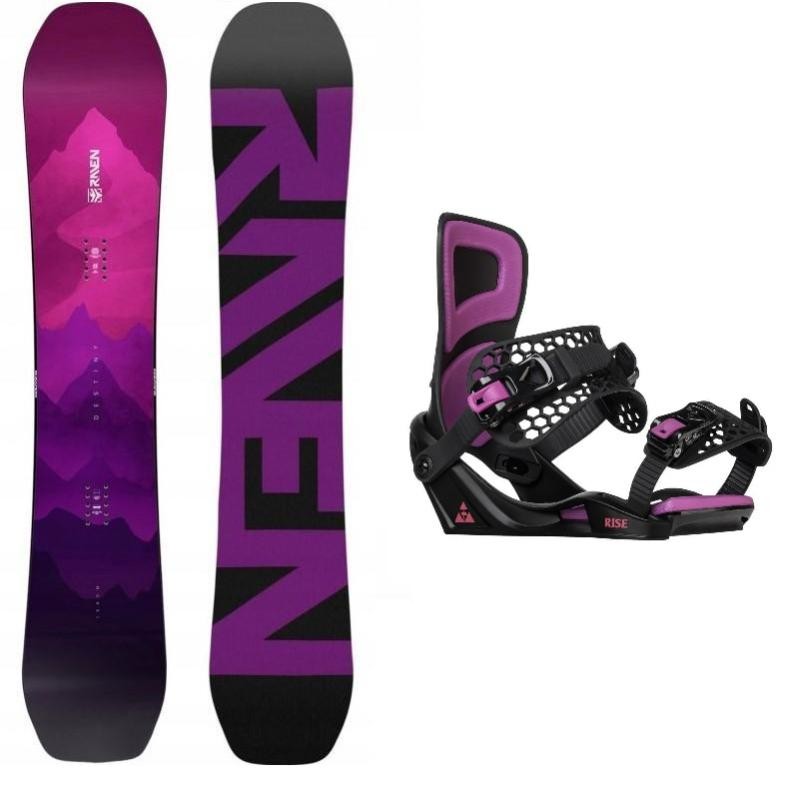 Raven Destiny dámský snowboard + Gravity Rise black/purple vázání