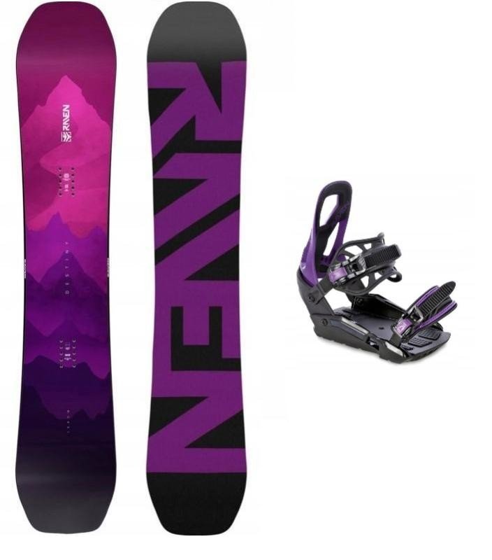 Raven Destiny dámský snowboard + Raven S230 Black/violet vázání