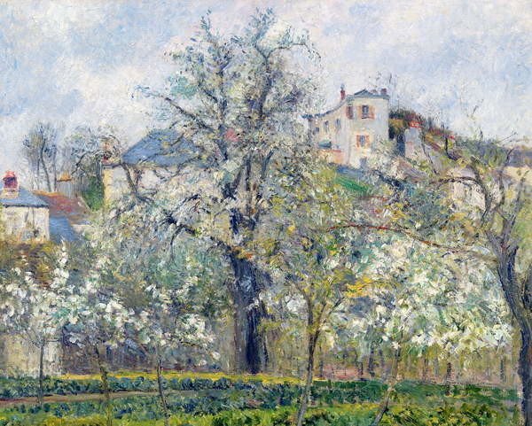 Camille Pissarro Camille Pissarro - Obrazová reprodukce The Vegetable Garden with Trees in Blossom, Spring, Pontoise, (40 x 30 cm)