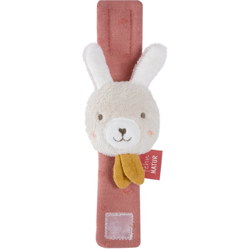 BABY FEHN fehnNATUR wrist Rattle Rabbit chrastítko na ruku 1 ks