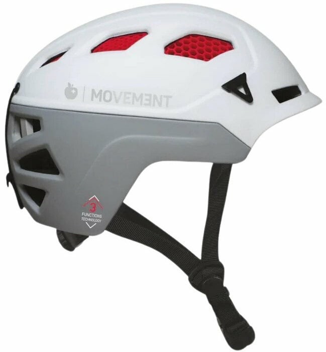 Movement 3Tech Alpi Honeycomb W Grey/White/Carmin M (56-58 cm) Lyžařská helma