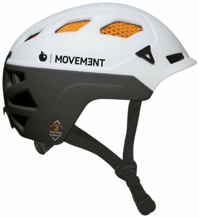 Movement 3Tech Alpi Honeycomb Charcoal/White/Orange M (56-58 cm) Lyžařská helma