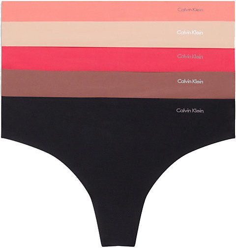 Calvin Klein 5 PACK - dámská tanga QD3556E-I2I M