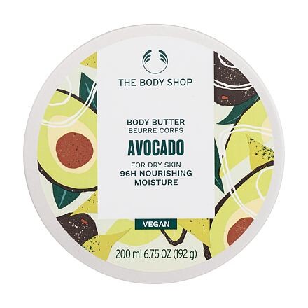 The Body Shop Avocado Body Butter hydratační tělové máslo 200 ml pro ženy