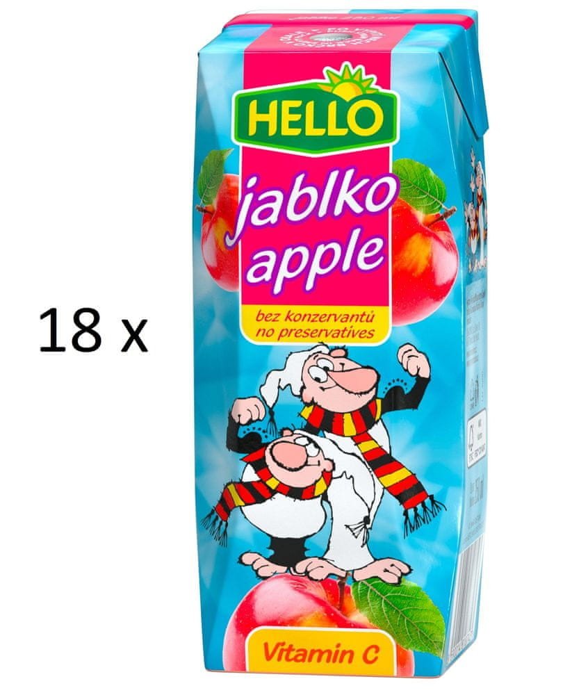 Hello Mini jablko 18 x 250 ml