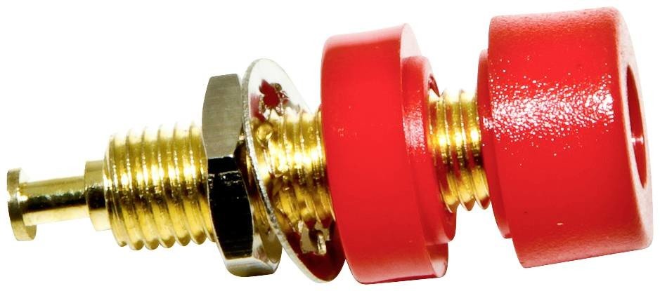 Mueller Electric BU-P2854-2 Zásuvka na banánky červená 10 ks