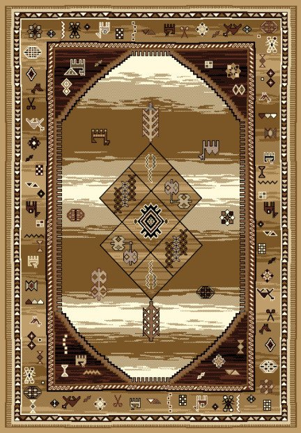 Kusový koberec TEHERAN T-375 beige - 80x150 cm Alfa Carpets