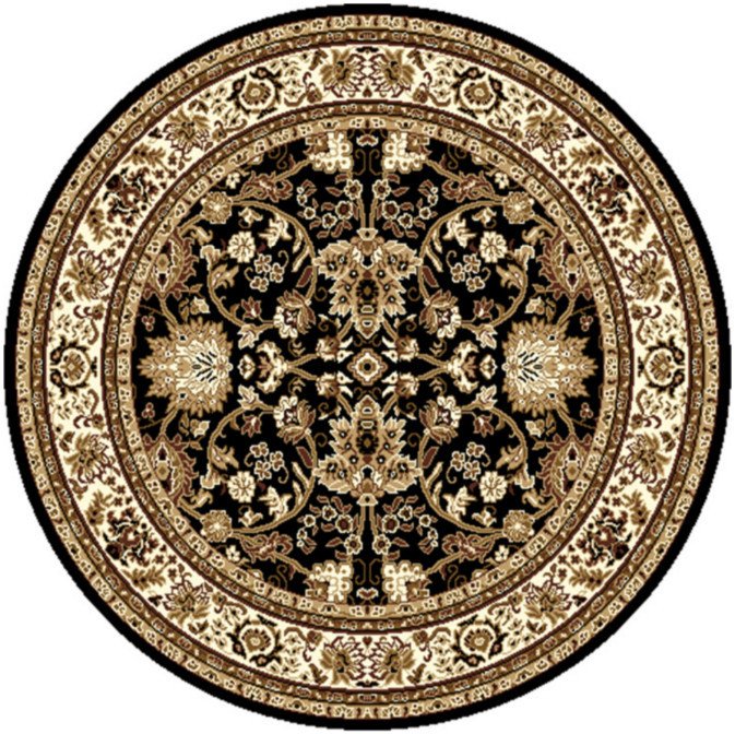 Kusový koberec TEHERAN T-117 brown kruh - 160x160 (průměr) kruh cm Alfa Carpets