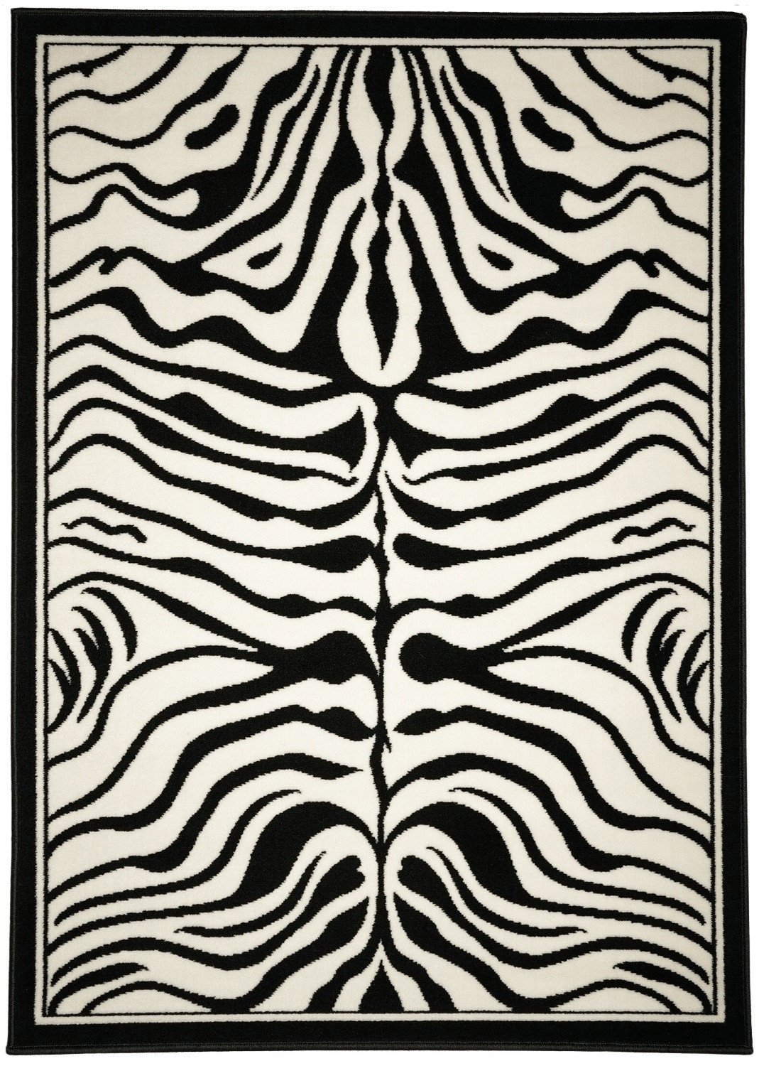 Kusový koberec Zebra black/white - 120x170 cm Alfa Carpets