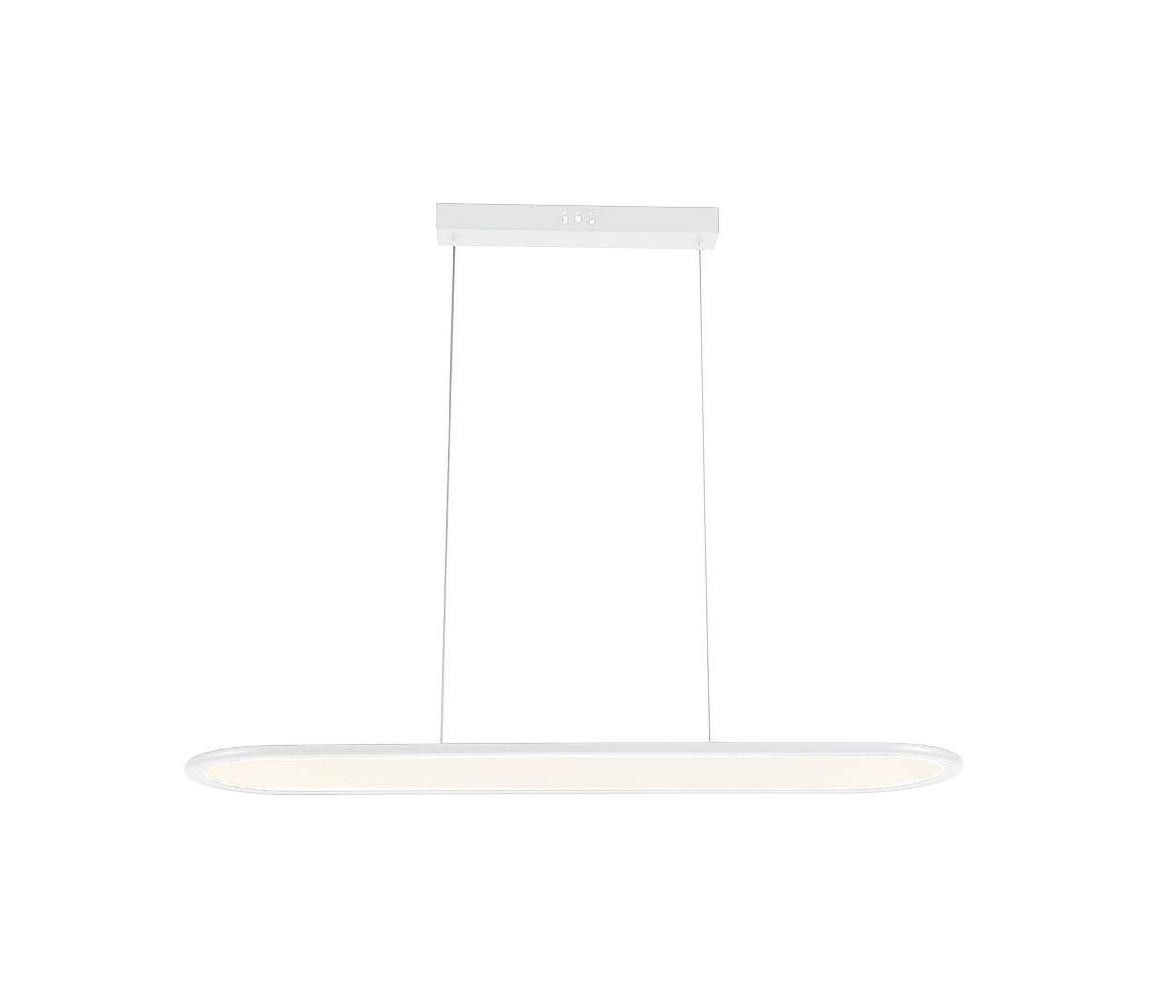 LED Lustr na lanku LED/24W/230V 4000K bílá