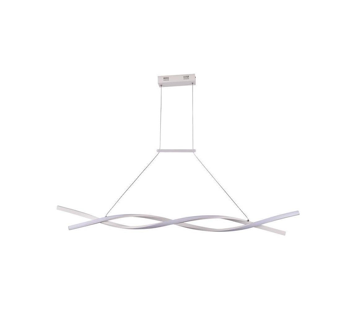 LED Lustr na lanku LED/30W/230V 4000K bílá