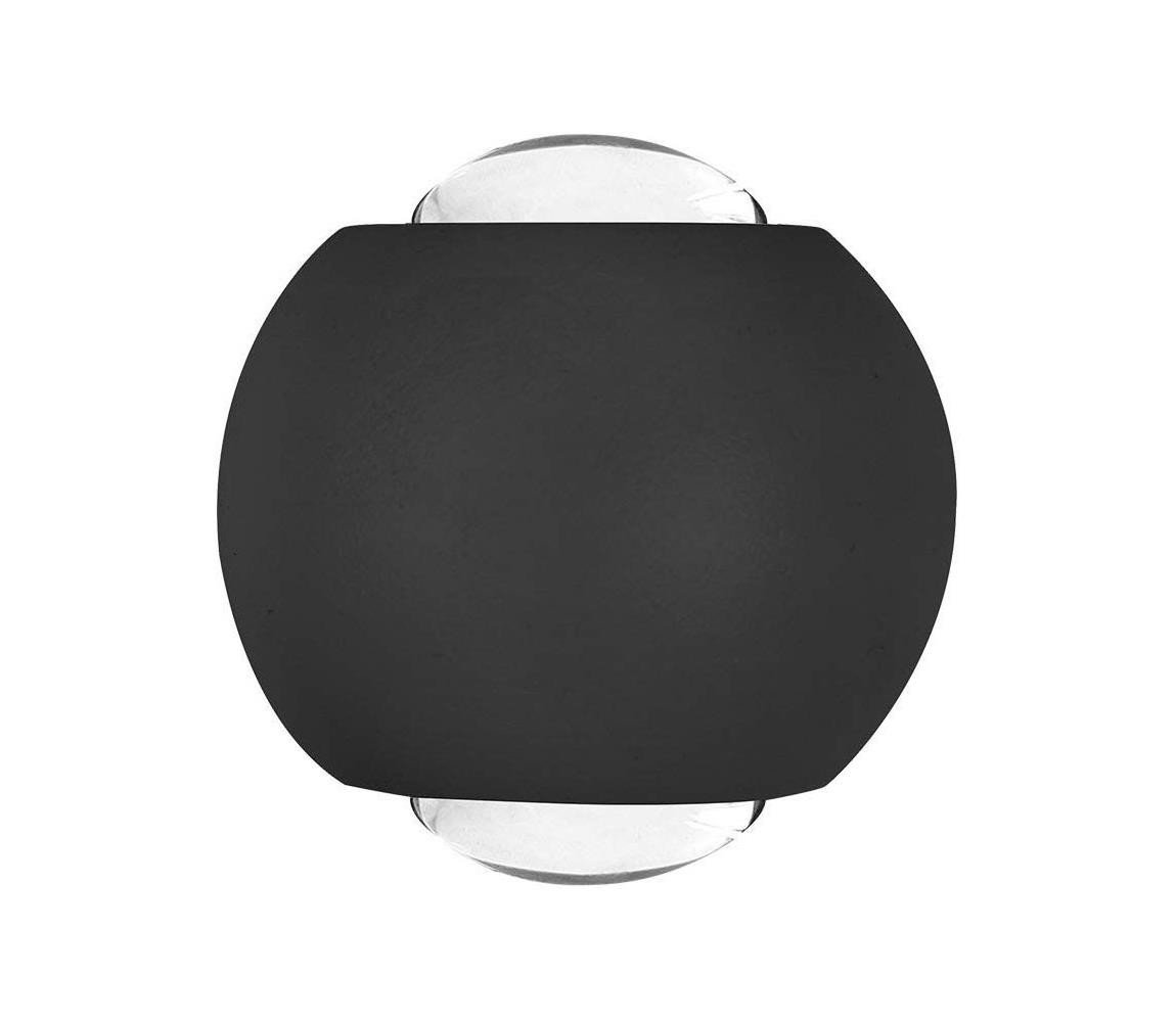 LED Venkovní nástěnné svítidlo LED/2W/230V 3000K IP54 černá