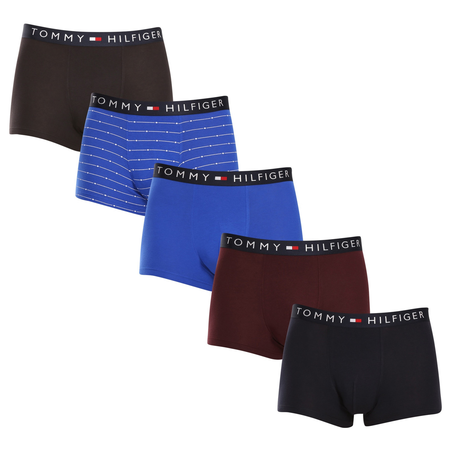 5PACK pánské boxerky Tommy Hilfiger vícebarevné (UM0UM03060 0W3) XL