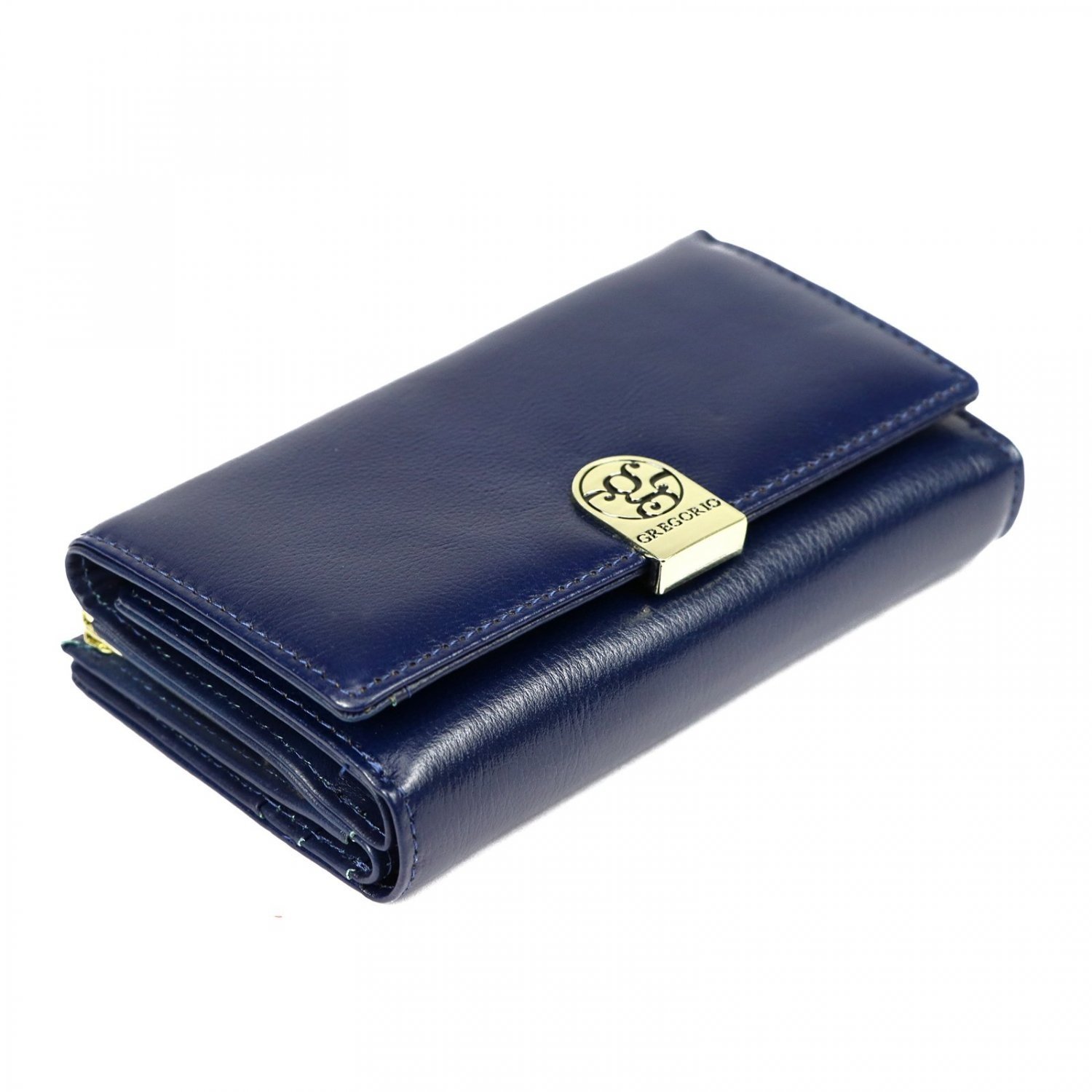 Dámská kožená peněženka modrá - Gregorio Felissita modrá