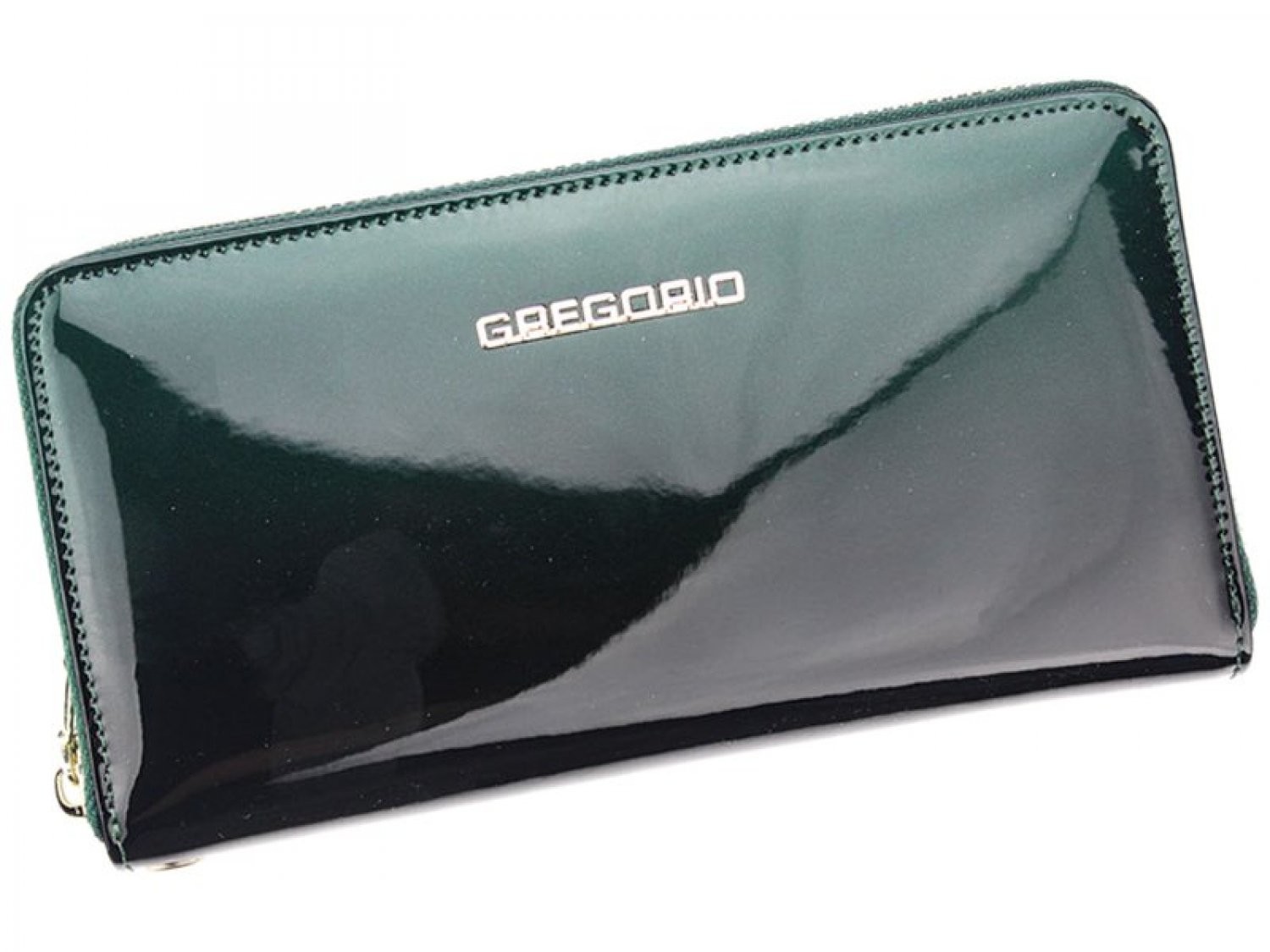 Dámská kožená pouzdrová peněženka zelená - Gregorio Luziana zelená