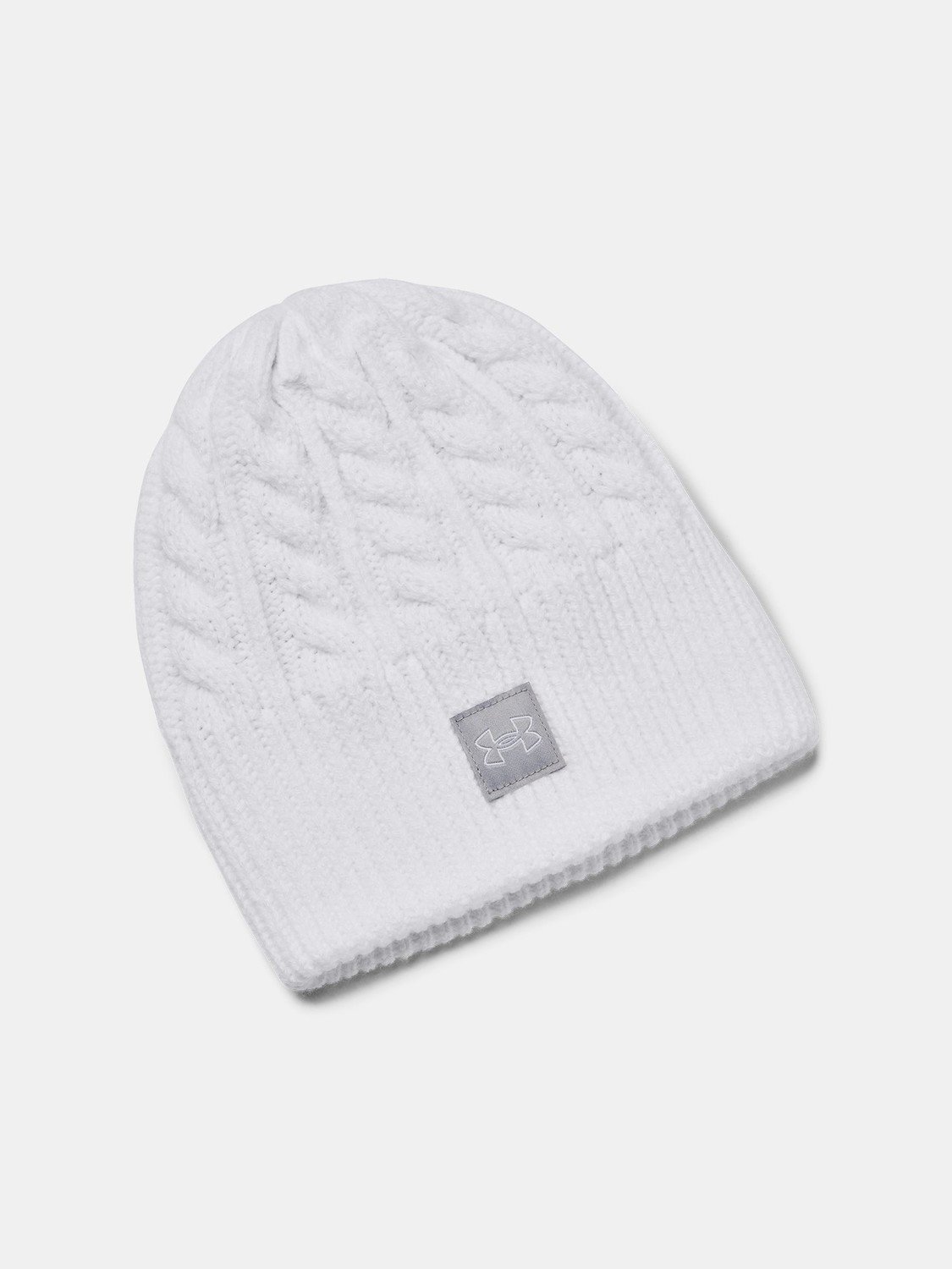 Under Armour Čepice Halftime Cable Knit Beanie-WHT - Dámské