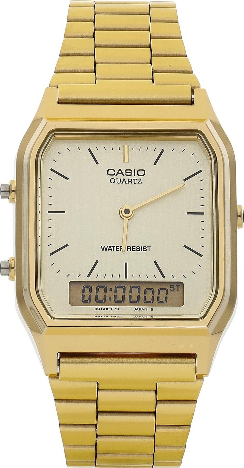 Hodinky Casio Vintage AQ-230GA-9DMQYES Gold/Gold