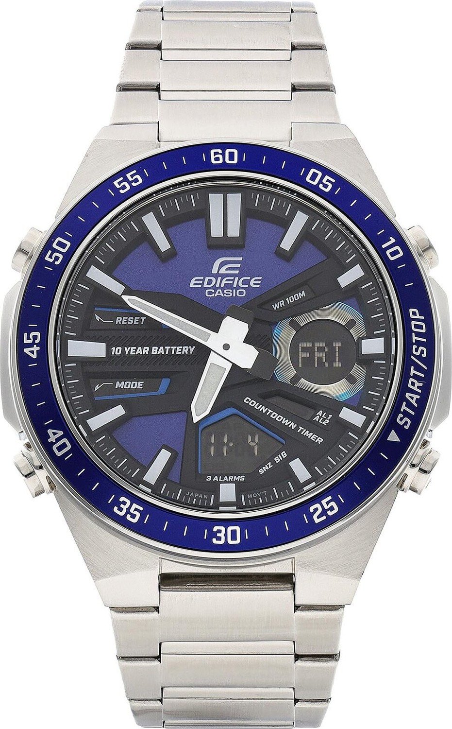 Hodinky Casio Edifice EFV-C110D-2AVEF Silver/Blue