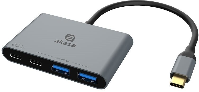 AKASA - USB Type-C 4-In-1 Hub (AK-CBCA31-18BK)
