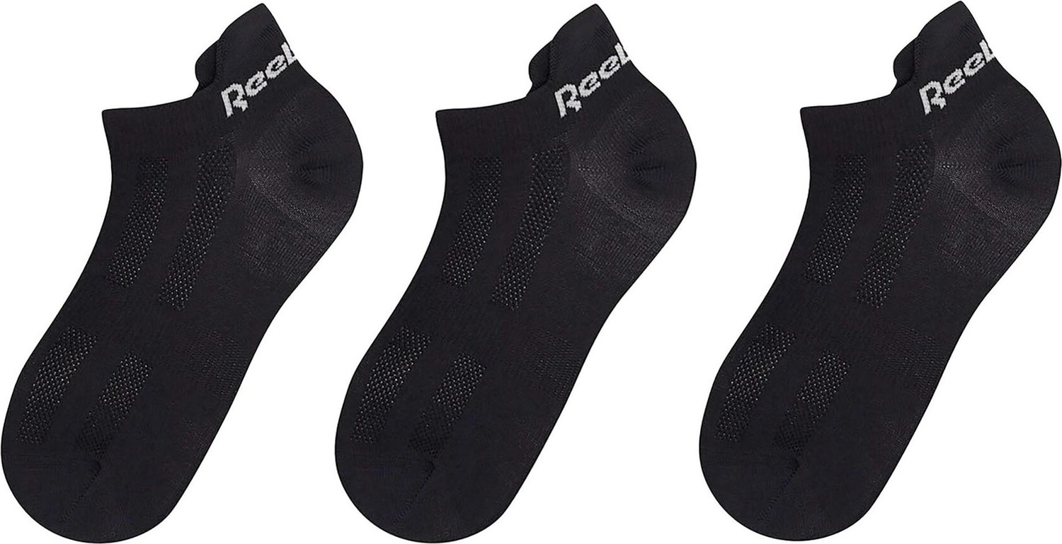 Sada 3 párů dámských vysokých ponožek Reebok TECH STYLE TR W 3P FQ6248 Černá