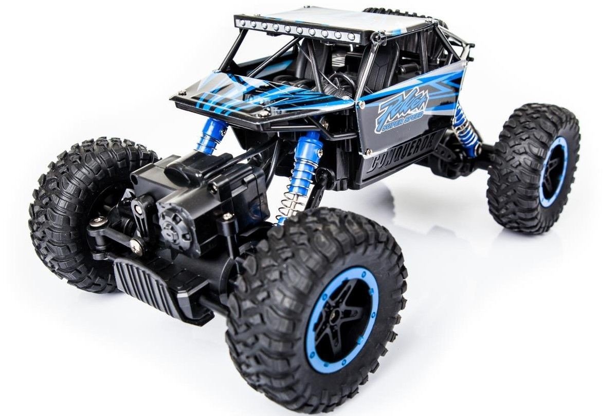 RCobchod CONQUEROR 4x4 2,4Ghz modrá RTR 1:18