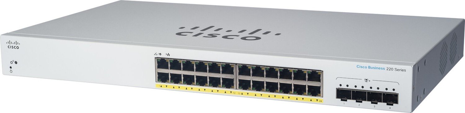 Cisco CBS220-24FP-4G, RF - CBS220-24FP-4G-EU-RF