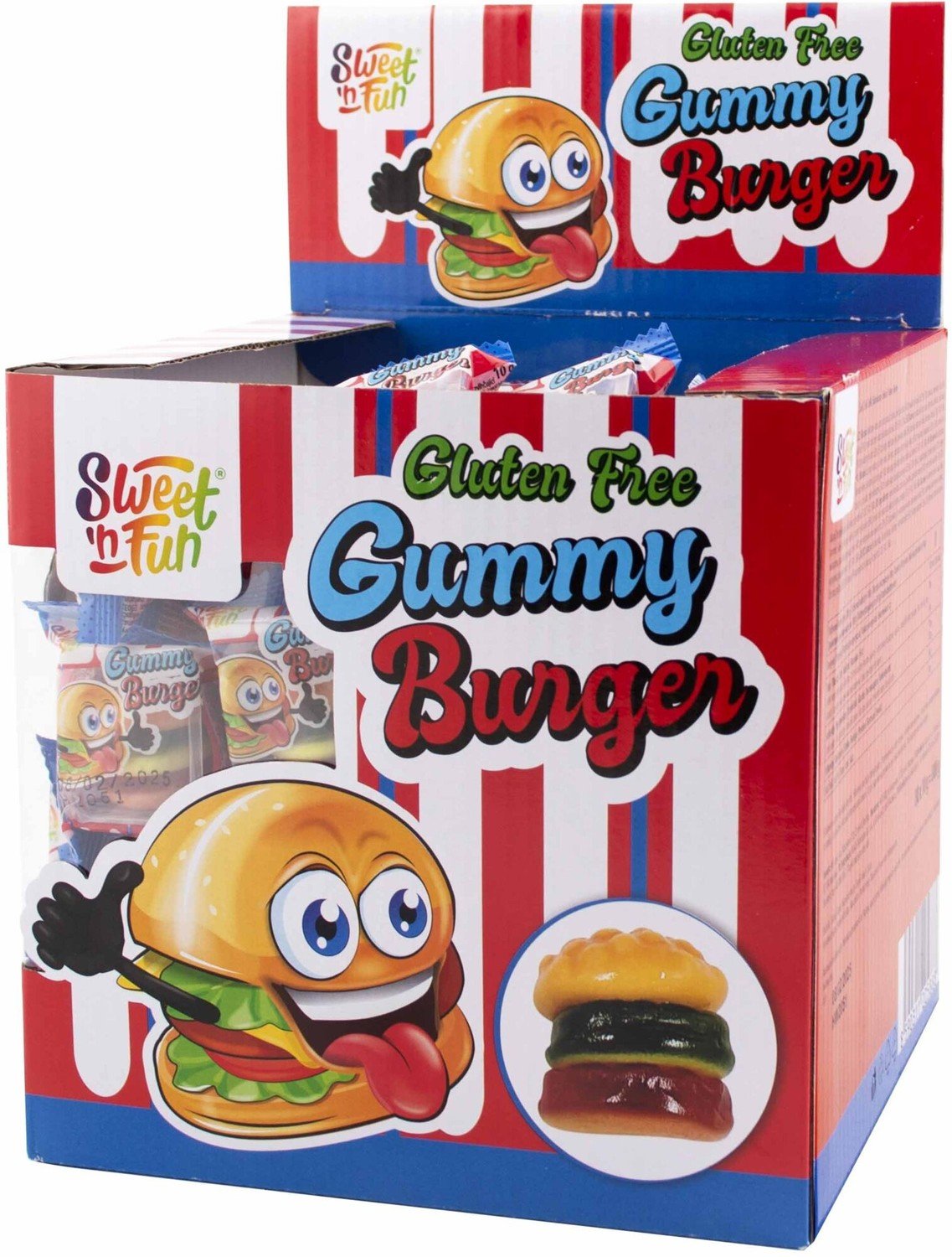 Candy Burger, želé, 80x10g - 2190197