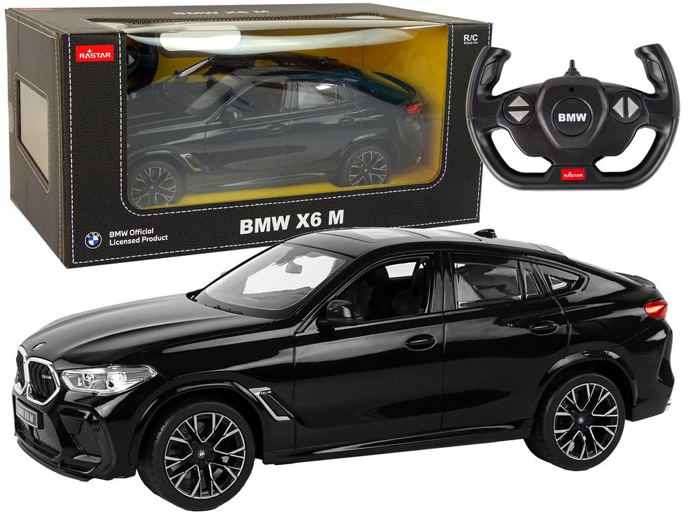 mamido Auto na dálkové ovládání RC BMW X6 M Rastar 1:14 černé