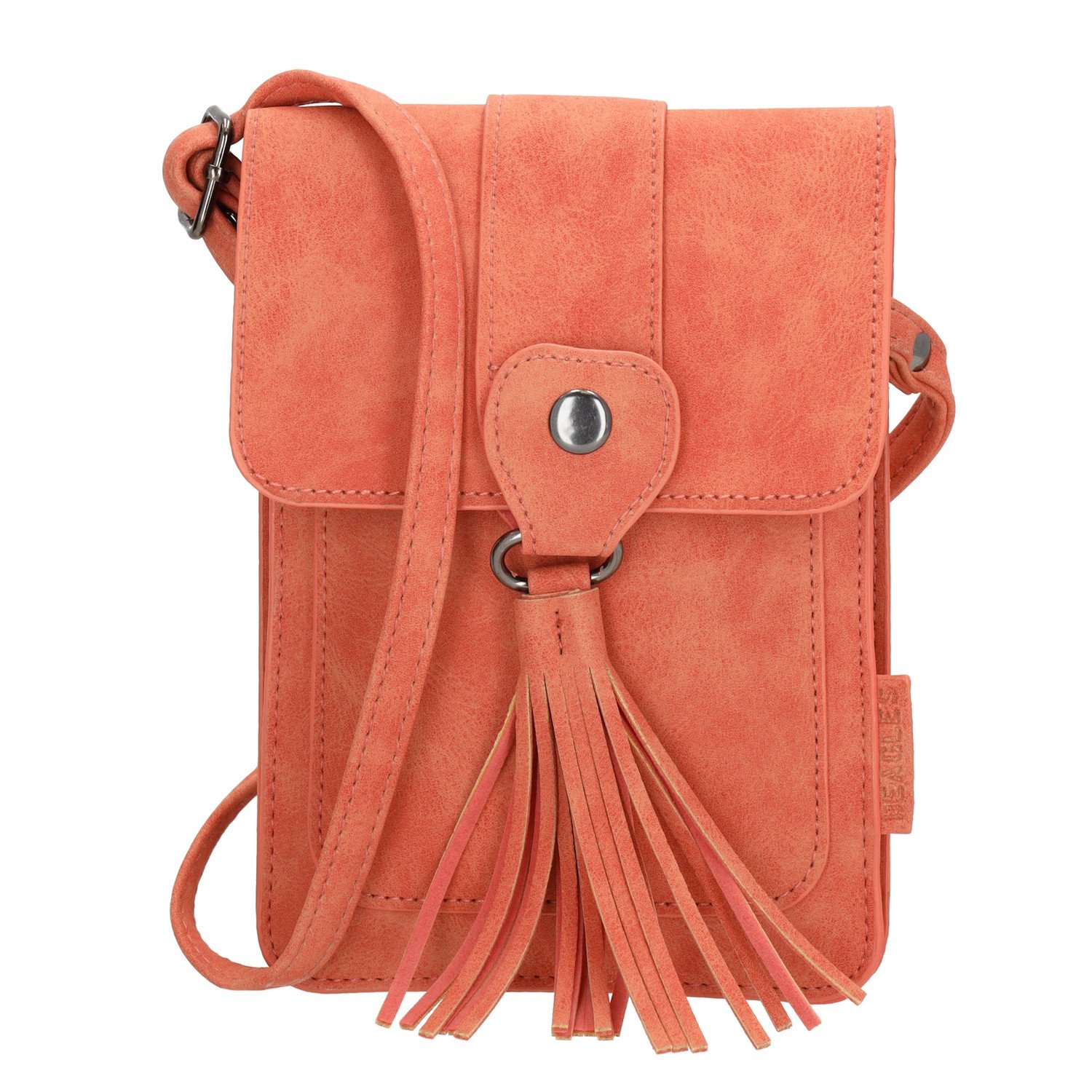 Crossbody taška na telefon Beagles Carral - meruňková