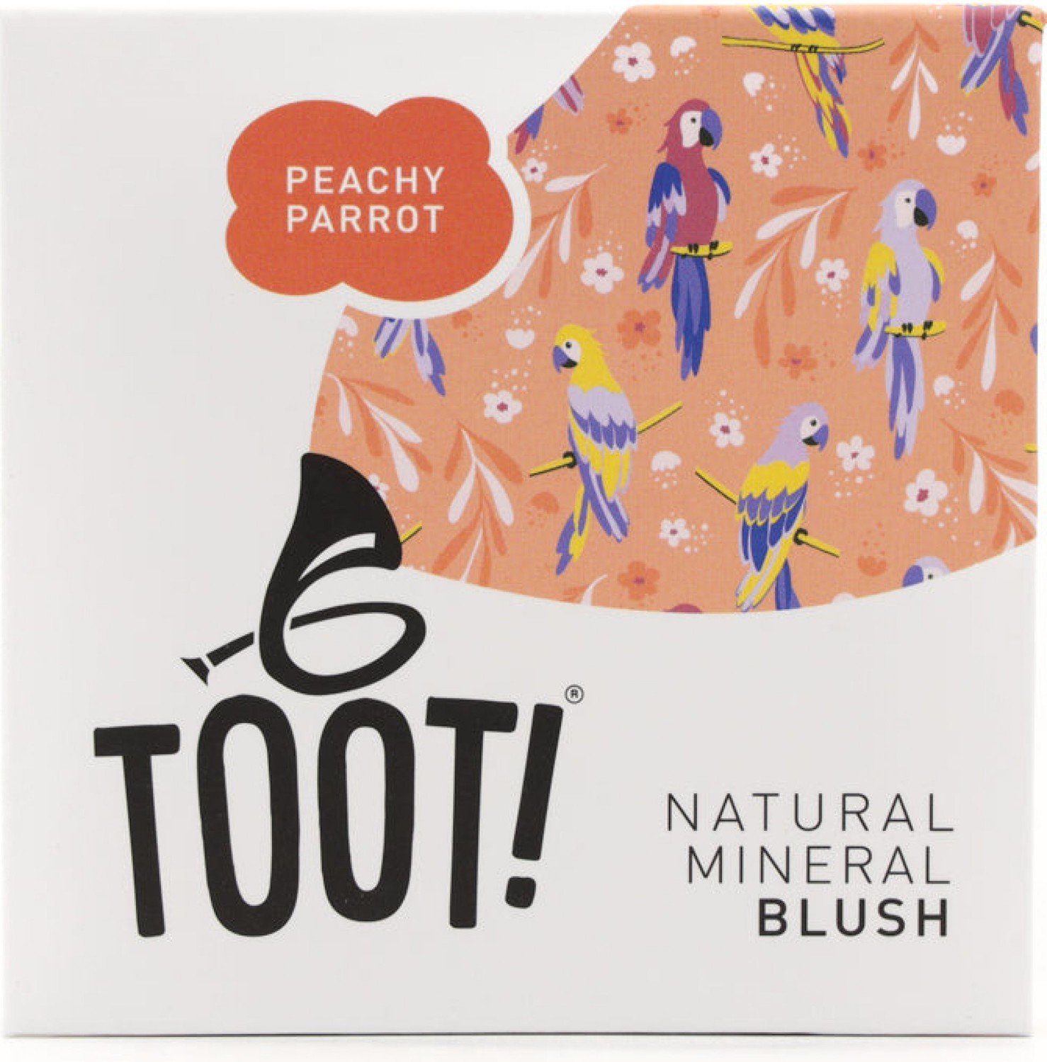 Toot Cosmetics TOOT Minerální tvářenka – Peachy Parrot 3g