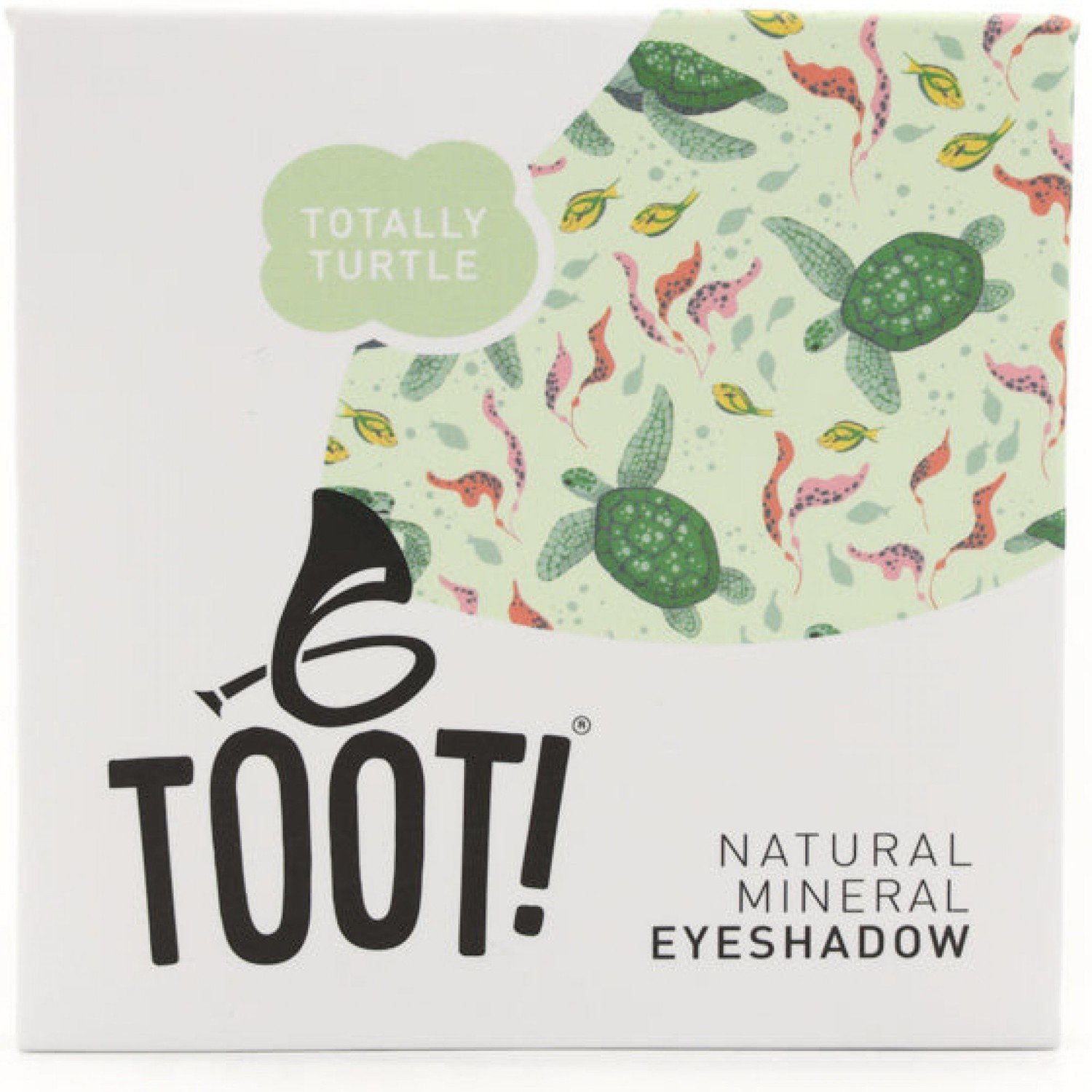 Toot Cosmetics TOOT Minerální oční stíny zelené – Totally Turtle 2,3 g