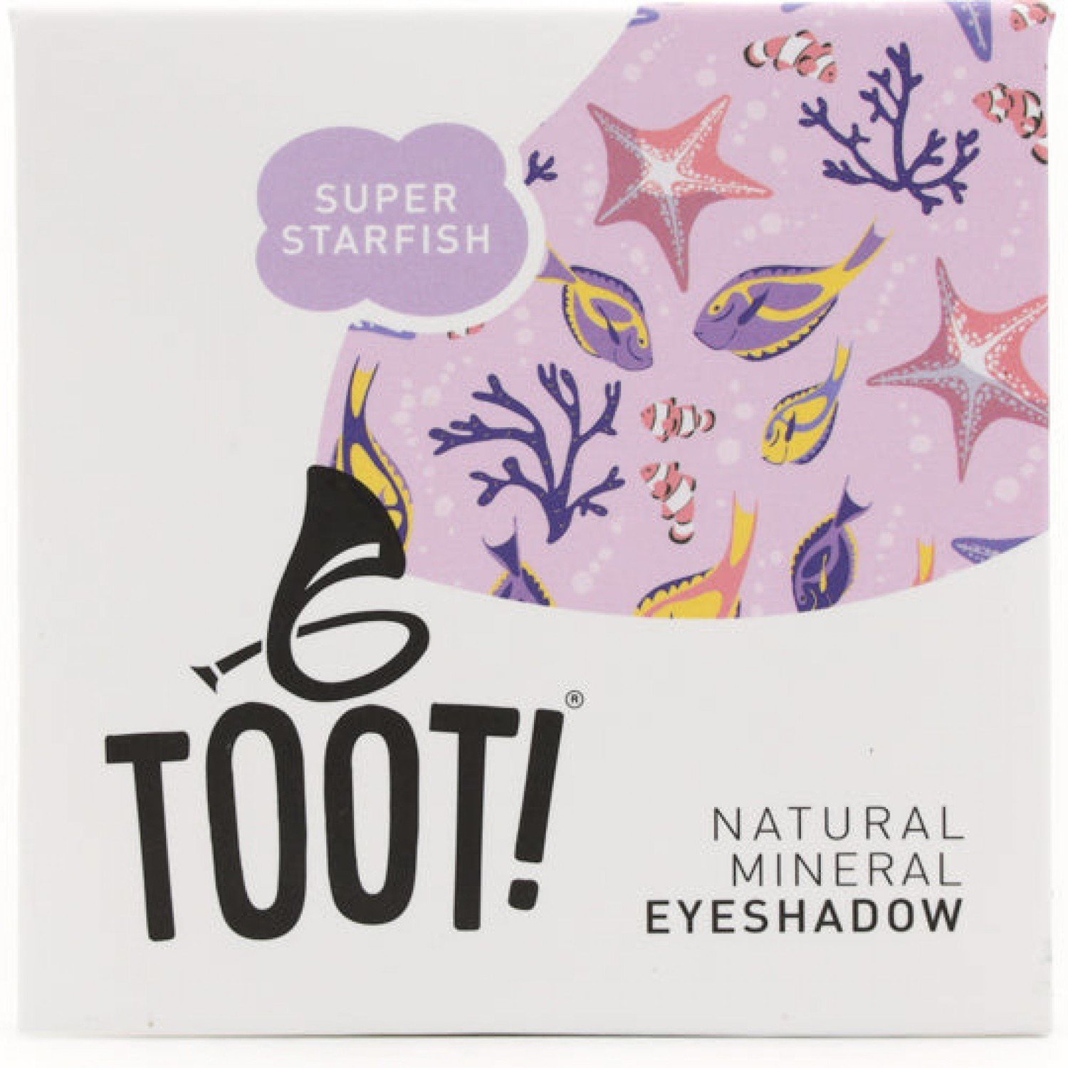 Toot Cosmetics TOOT Minerální oční stíny fialové – Super Starfish 2,3 g