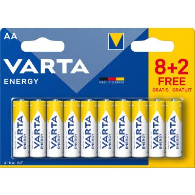 Varta Energy AA baterie, 8+2 ks