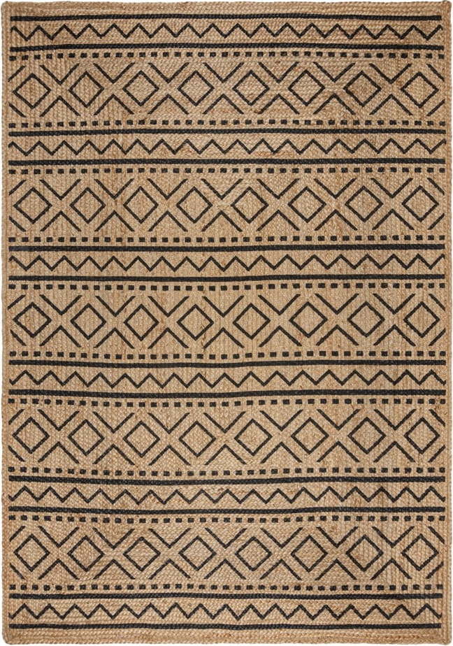 Jutový koberec v přírodní barvě 200x290 cm Luis – Flair Rugs