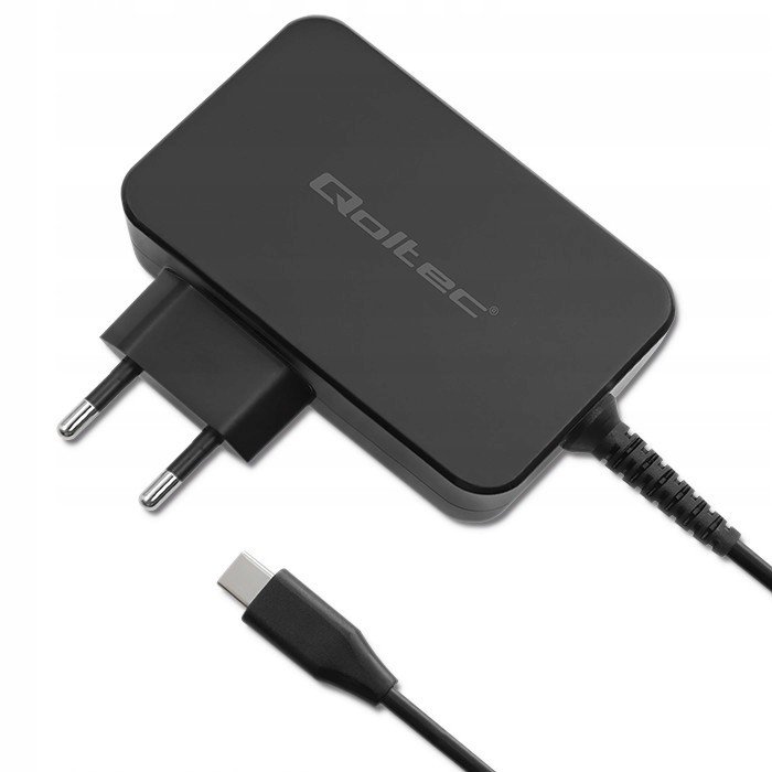 Qoltec rychlonabíječka GaN Power Pro 1xUSB-C 100W 5-20V 3-5A