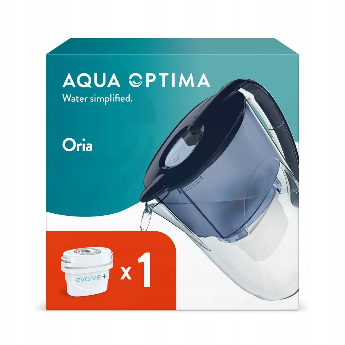 Filtrační konvice Aqua Optima Oria 2,8 L modrá